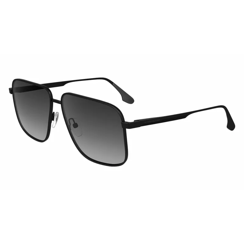 Victoria Beckham VB243S Sieviešu saulesbrilles, spīdīgs melns rāmis, pelēkas lēcas, 57/13/140 mm