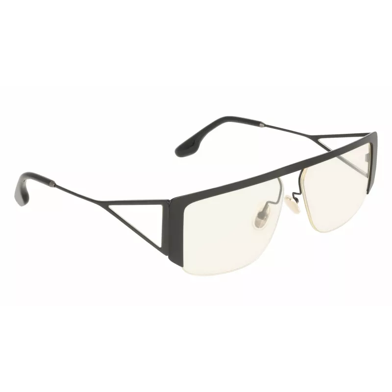 Victoria Beckham VB250S5913001 Sieviešu lielizmēra kvadrātveida saulesbrilles - Melns rāmis, pelēki gradienta lēcas 59mm