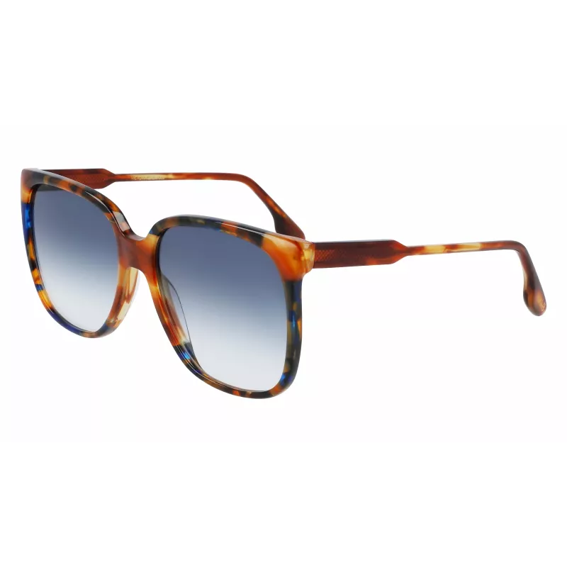 Victoria Beckham VB610SCB-212 Sieviešu saulesbrilles Havana Acetāta Tauriņa Rāmis Brūnas Gradienta Lēcas 59mm