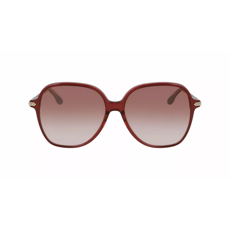 Victoria Beckham VB613S-607 Sieviešu kaķacs formas saulesbrilles - Havana/Brūns gradients 59mm
