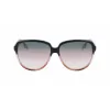 Victoria Beckham VB618S-039 Sieviešu kvadrātveida saulesbrilles Havana 60mm
