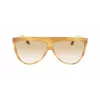 Victoria Beckham VB619S6509774 Sieviešu Aviator Saulesbrilles Zelts Rāmis Brūns Gradienta Lēcas 65mm