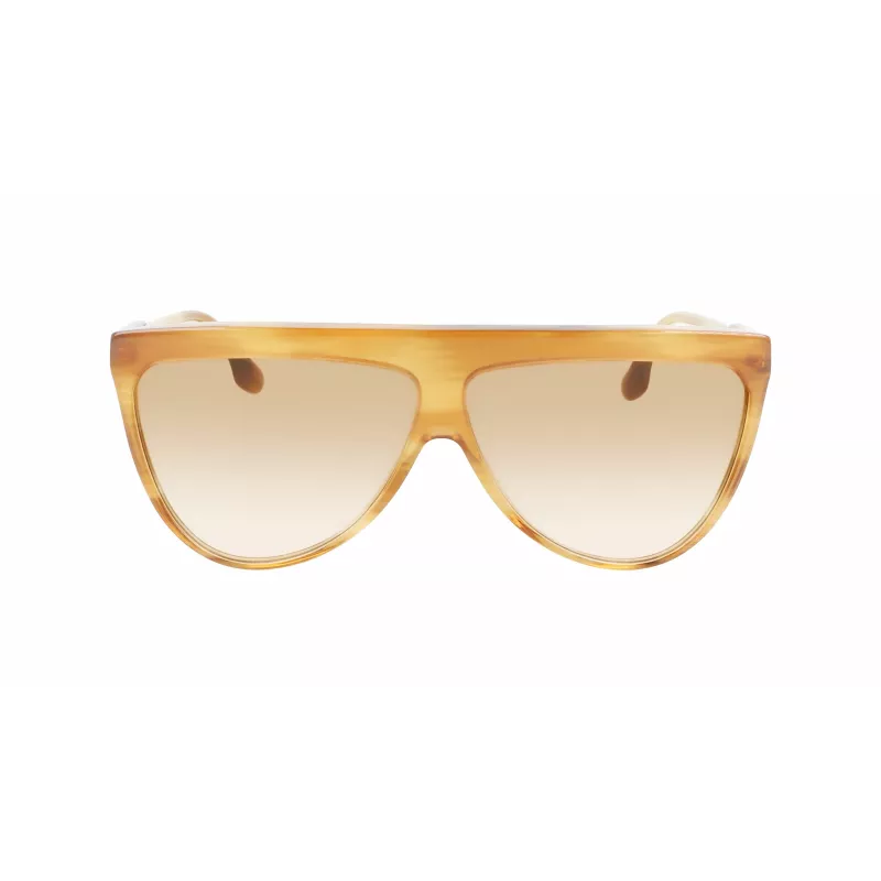 Victoria Beckham VB619S6509774 Sieviešu Aviator Saulesbrilles Zelts Rāmis Brūns Gradienta Lēcas 65mm