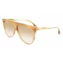 Victoria Beckham VB619S6509774 Sieviešu Aviator Saulesbrilles Zelts Rāmis Brūns Gradienta Lēcas 65mm