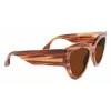Victoria Beckham VB628S-230 Sieviešu saulesbrilles Butterfly Havana Acetāts Brūns gradients Lēcas 55/21/145 mm