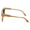 Victoria Beckham VB630S-774 Sieviešu kvadrātveida acetāta saulesbrilles Havana brūns gradients 53mm
