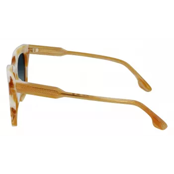 Victoria Beckham VB630S-774 Sieviešu kvadrātveida acetāta saulesbrilles Havana brūns gradients 53mm