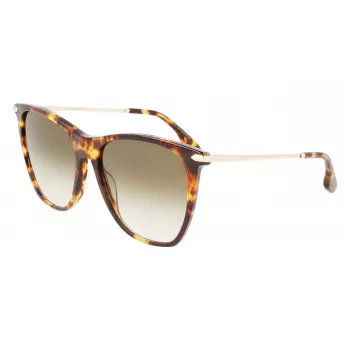 Victoria Beckham VB636S-221 Sieviešu saulesbrilles Havana Brūna 58mm