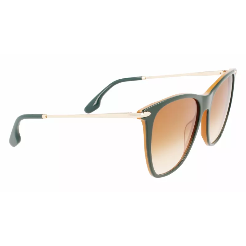 Victoria Beckham VB636S-342 Sieviešu saulesbrilles - Havana bruņurupuča rāmis, brūna gradienta lēca, 58 mm