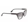 Victoria Beckham VB638S-001 Sieviešu kvadrātveida saulesbrilles Melna/Pelēka 55/17/140 mm