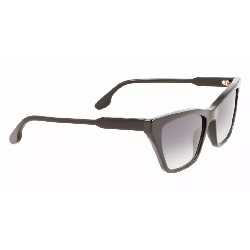 Victoria Beckham VB638S-001 Sieviešu kvadrātveida saulesbrilles Melna/Pelēka 55/17/140 mm