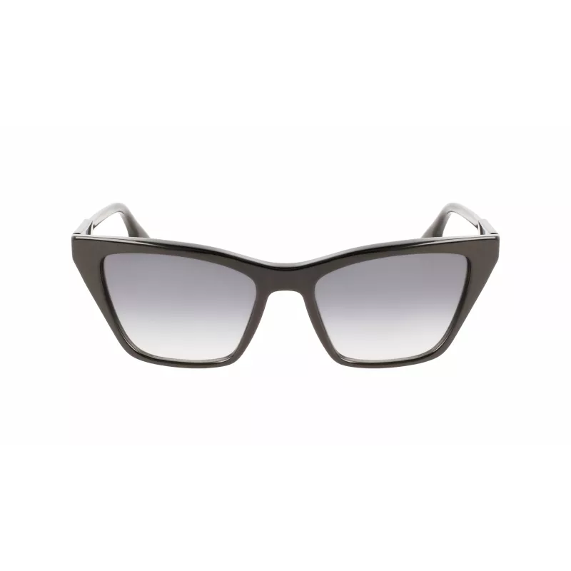 Victoria Beckham VB638S-001 Sieviešu kvadrātveida saulesbrilles Melna/Pelēka 55/17/140 mm