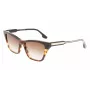 Victoria Beckham VB638S-005 Sieviešu kvadrātveida acetāta saulesbrilles - Melns rāmis, pelēks gradients stikls 55/17/140 mm