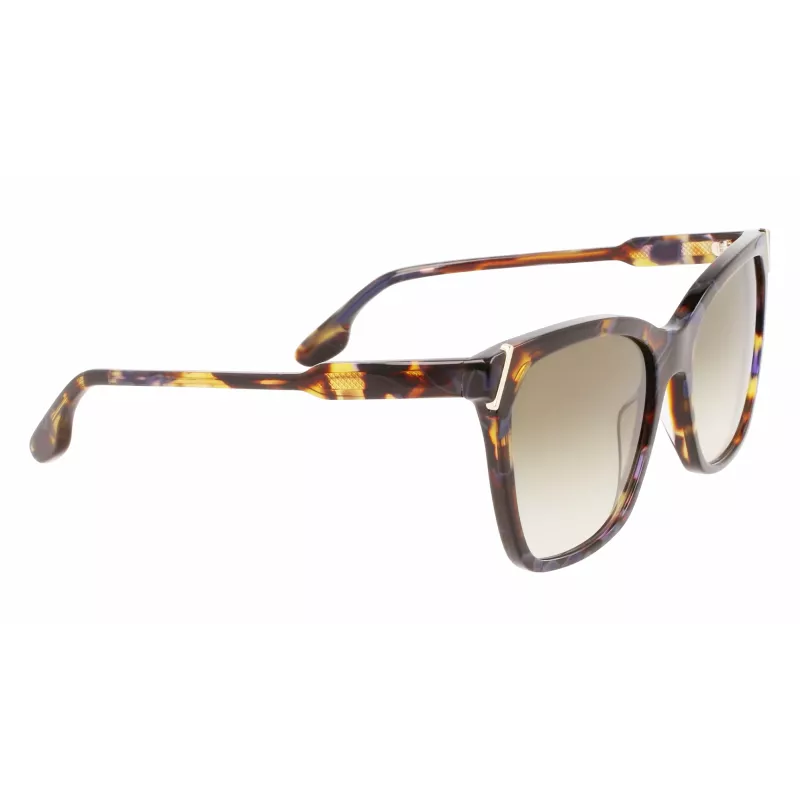 Victoria Beckham VB640S-418 Butterfly Saulesbrilles Zils Gradients