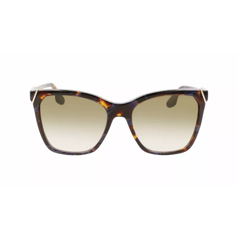 Victoria Beckham VB640S-418 Butterfly Saulesbrilles Zils Gradients
