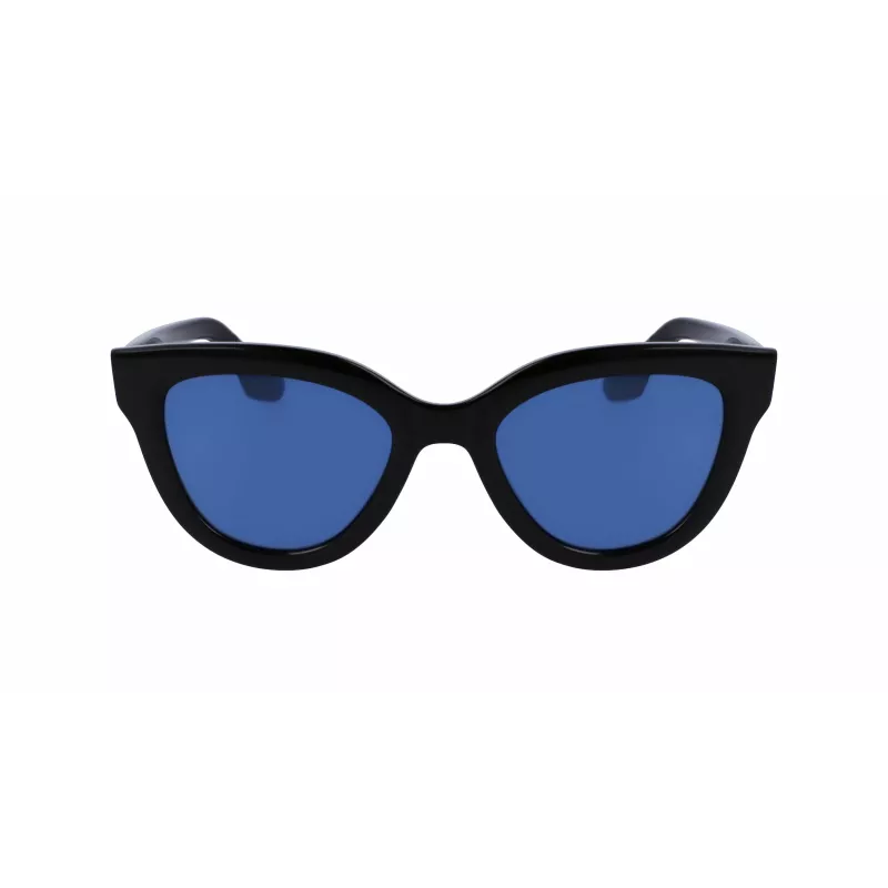 Victoria Beckham VB649S-001 Sieviešu saulesbrilles - Melns acetāta rāmis, Pelēkas polikarbonāta lēcas, 52 mm