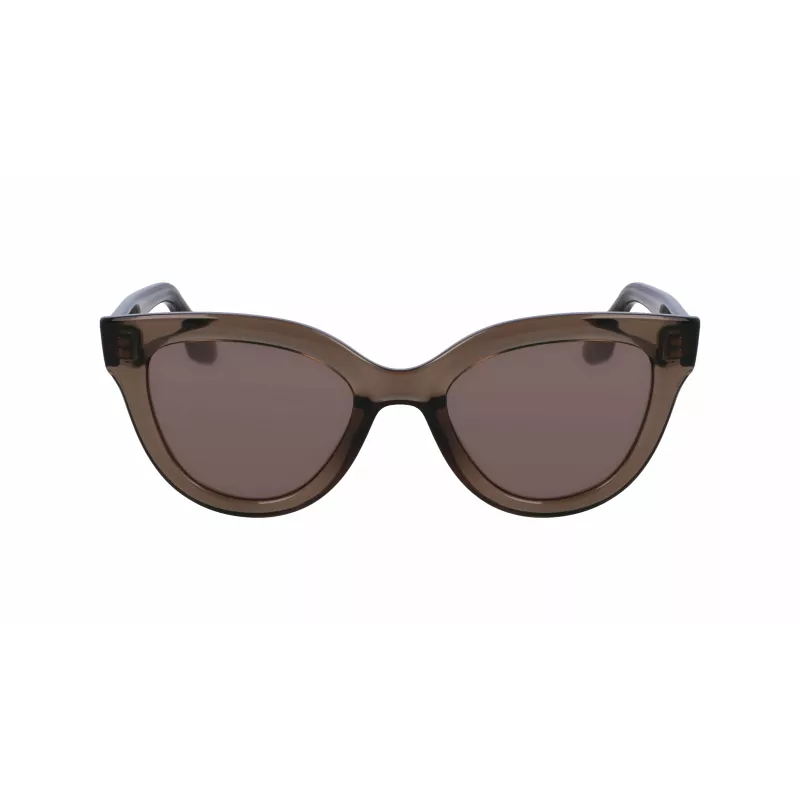 Victoria Beckham VB649S-303 Sieviešu kaķacs formas saulesbrilles Havana brūns gradients 52mm