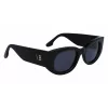 Victoria Beckham VB654S5022001 Sieviešu saulesbrilles - Melns rāmis, Pelēkas lēcas, 50 mm