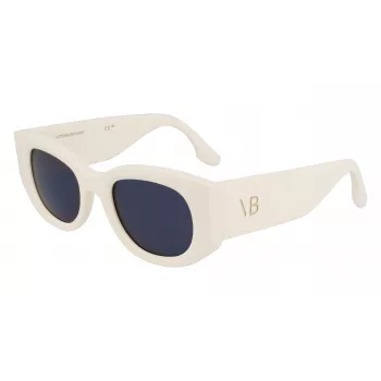 Victoria Beckham VB654S5022103 Sieviešu saulesbrilles - Melns acetāta rāmis, Pelēkas polikarbonāta lēcas, 50 mm