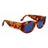 Victoria Beckham VB654S5022222 Sieviešu kvadrātveida saulesbrilles Melna/Pelēka 50mm