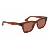 Victoria Beckham VB656S-203 Sieviešu saulesbrilles - Brūns Havana acetāta rāmis ar brūnu gradienta lēcu - 52mm
