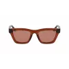 Victoria Beckham VB656S-203 Sieviešu saulesbrilles - Brūns Havana acetāta rāmis ar brūnu gradienta lēcu - 52mm