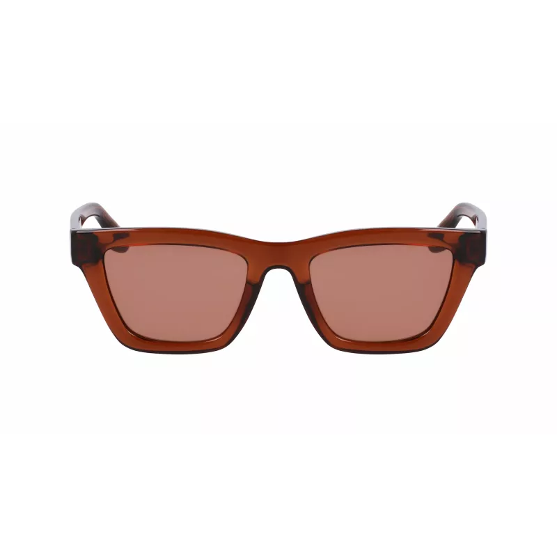 Victoria Beckham VB656S-203 Sieviešu saulesbrilles - Brūns Havana acetāta rāmis ar brūnu gradienta lēcu - 52mm