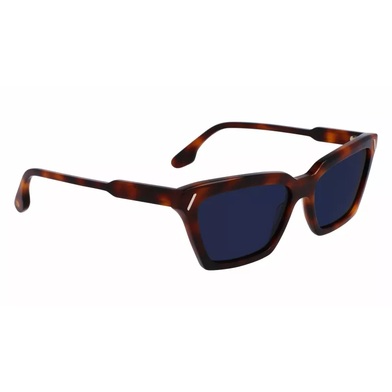 Victoria Beckham VB661S-215 Sieviešu kvadrātveida acetāta saulesbrilles Havana Brūns gradients 57mm