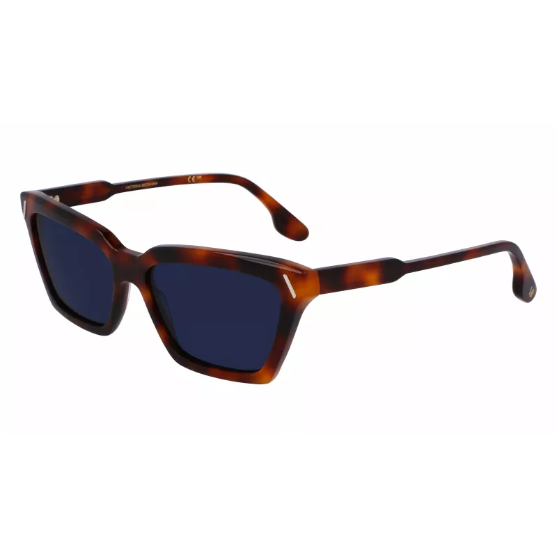 Victoria Beckham VB661S-215 Sieviešu kvadrātveida acetāta saulesbrilles Havana Brūns gradients 57mm