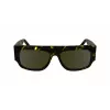 Victoria Beckham VB666S Saulesbrilles Sievietēm Melns Acetāts Kvadrātveida Rāmis Pelēkas Lēcas 55mm