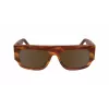 Victoria Beckham VB666S5516223 Sieviešu kvadrātveida saulesbrilles - Brūns Havana acetāta rāmis ar brūniem gradienta lēcām - 55/16/145 mm