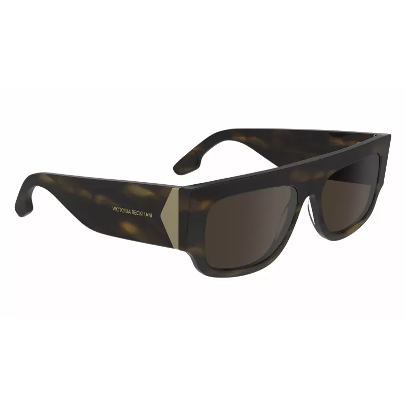 Victoria Beckham VB666S5516321 Sieviešu lielizmēra kvadrātveida saulesbrilles Havana brūns gradients 55mm