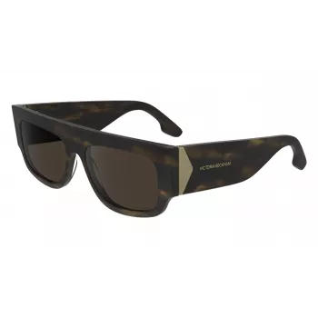 Victoria Beckham VB666S5516321 Sieviešu lielizmēra kvadrātveida saulesbrilles Havana brūns gradients 55mm