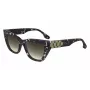Victoria Beckham VB668S5516010 Sieviešu kvadrātveida saulesbrilles - Melns acetāta rāmis, Pelēkas CR-39 lēcas, 55 mm