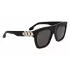 Victoria Beckham VB675S5220001 Sieviešu saulesbrilles - Melns acetāta rāmis, Pelēkas polikarbonāta lēcas, 52 mm