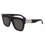 Victoria Beckham VB675S5220001 Sieviešu saulesbrilles - Melns acetāta rāmis, Pelēkas polikarbonāta lēcas, 52 mm