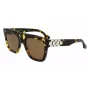Victoria Beckham VB675S5220012 Sieviešu saulesbrilles, melns acetāta rāmis, tumši pelēkas polikarbonāta lēcas, 52 mm