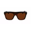 Victoria Beckham VB675S5220227 Sieviešu lielizmēra kvadrātveida saulesbrilles, tumši Havana, gradienta pelēkas lēcas, 52mm