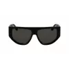 Victoria Beckham VB676S 5514001 Sieviešu kvadrātveida saulesbrilles Melns acetāts Tumši pelēka lēca 55/14/145 mm UV400