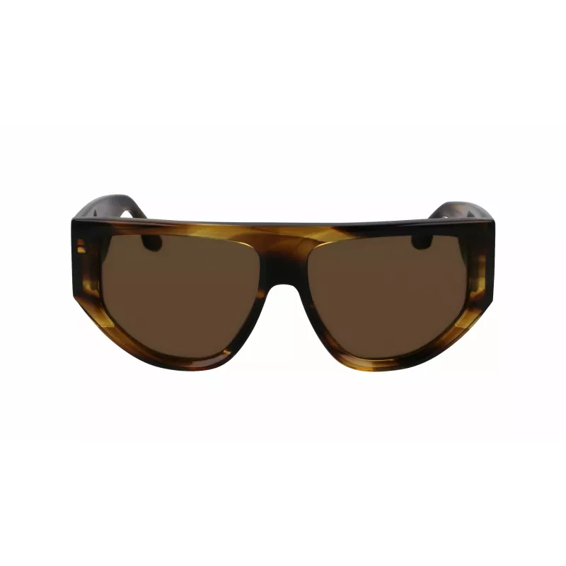 Victoria Beckham VB676S Sieviešu saulesbrilles - Havana brūns acetāta rāmis ar brūnām gradienta lēcām - 55/14/145 mm