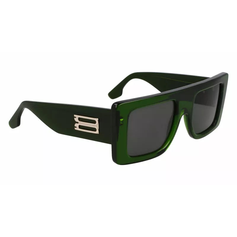 Victoria Beckham VB677S5122302 Sieviešu saulesbrilles - Melns acetāta rāmis, Pelēka polikarbonāta lēca - 51/22/145 mm