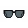 Victoria Beckham VB679S 53mm Kvadrātveida Saulesbrilles Sievietēm, Melns Rāmis, Pelēkas UV400 Lēcas