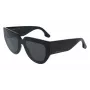 Victoria Beckham VB679S 53mm Kvadrātveida Saulesbrilles Sievietēm, Melns Rāmis, Pelēkas UV400 Lēcas