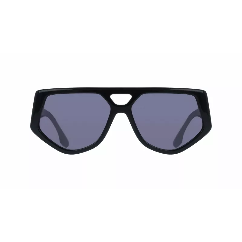 Victoria Beckham VB681S5815001 Sieviešu kvadrātveida saulesbrilles, melns acetāta rāmis, pelēkas lēcas 58mm