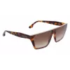 Victoria Beckham VB683S5812215 Sieviešu saulesbrilles - Melna/Pelēka - 58/12/145 mm