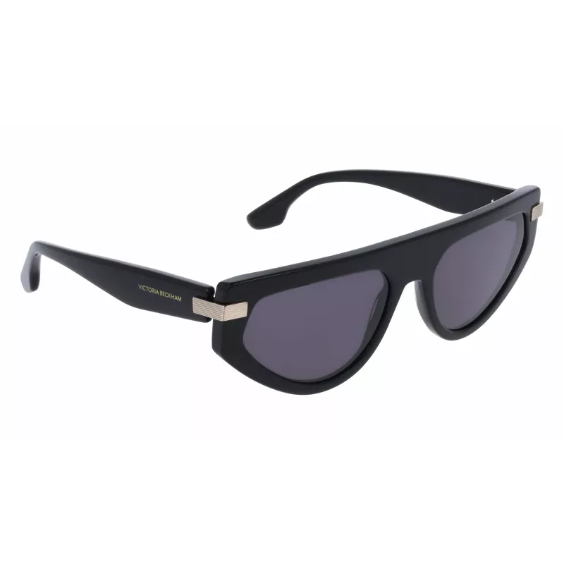 Victoria Beckham VB685S 5618001 Saulesbrilles Sievietēm Melnas Pelēkas Ģeometriskas Acetāts UV400