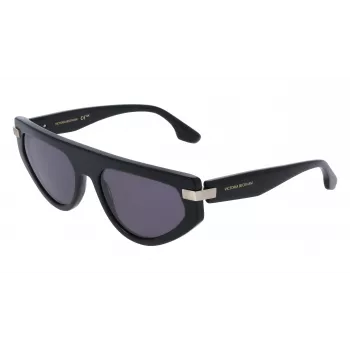 Victoria Beckham VB685S 5618001 Saulesbrilles Sievietēm Melnas Pelēkas Ģeometriskas Acetāts UV400