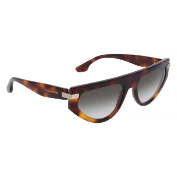 Victoria Beckham VB685S5618215 Sieviešu kvadrātveida acetāta saulesbrilles Havana brūns gradients 56/18/140