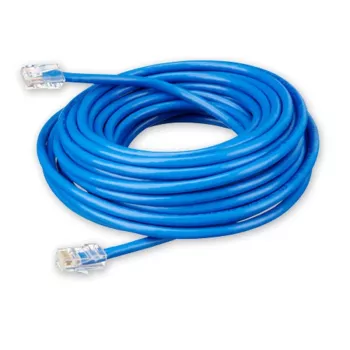 Victron Energy RJ45 UTP Kabelis 15m – Cat6 Gigabit Ethernet Patch Kabelis, Pelēks