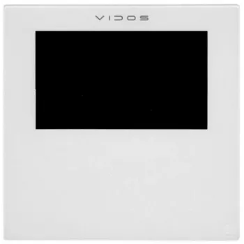VIDOS 2IP M201W-X 7 collu IP video durvju monitors ar skārienekrānu, balts